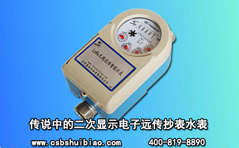 传说中的二次显示电子远传抄表水表