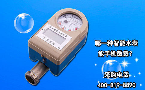 哪一种智能水表能手机缴费？